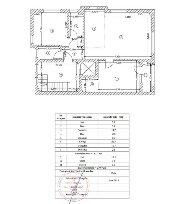 3 camere Aviatiei | bloc nou