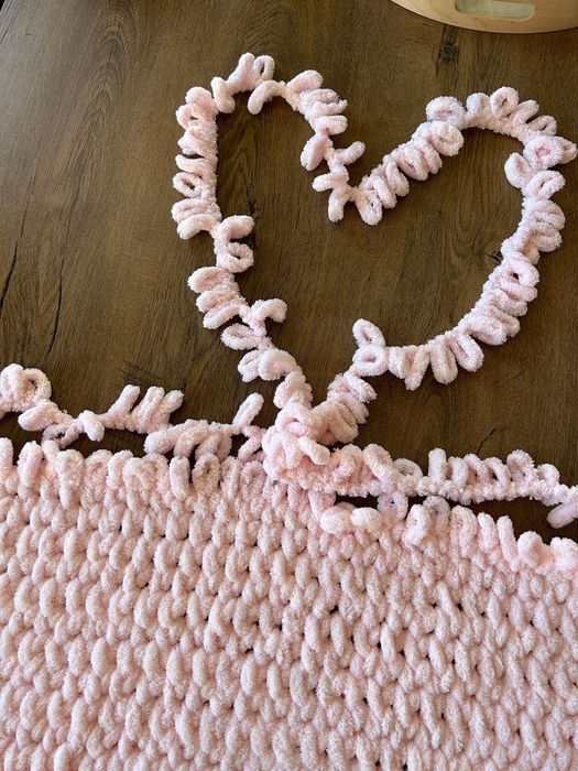 Плетено одеяло Ализе Пуфи