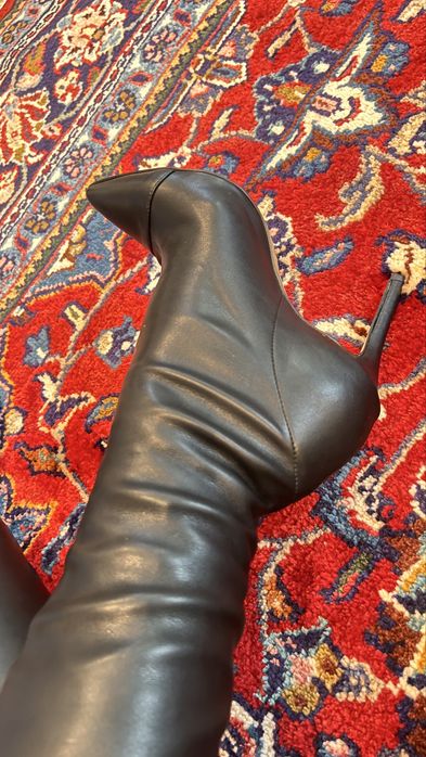 Cizme din piele elastica