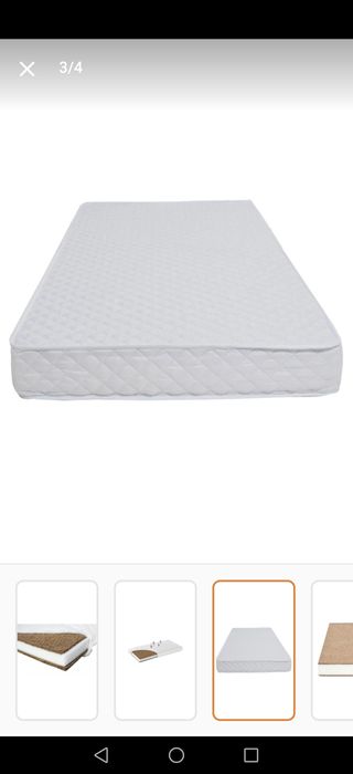 Saltea patut fibra cocos 90x60