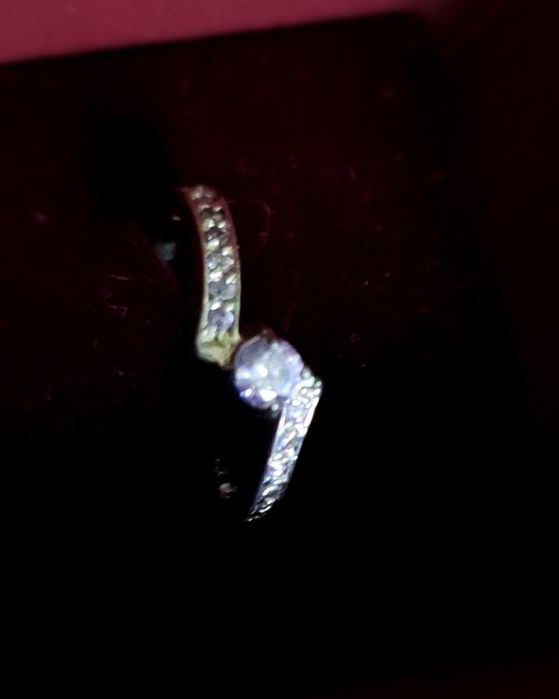 Inel din argint cu ametist