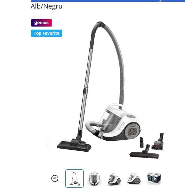 Aspirator fara sac Rowenta Swift Power Cyclonic RO2957EA, Animal Care, aproape nou