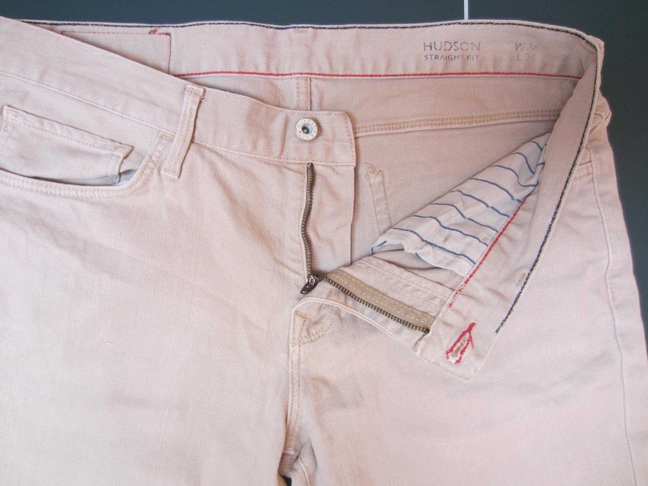 Blugi Bej Tommy Hilfiger, Hudson,W34 L34,Talie=87cm,Lung=108