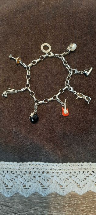Bratara Thomas Sabo din argint 925+8 talismane