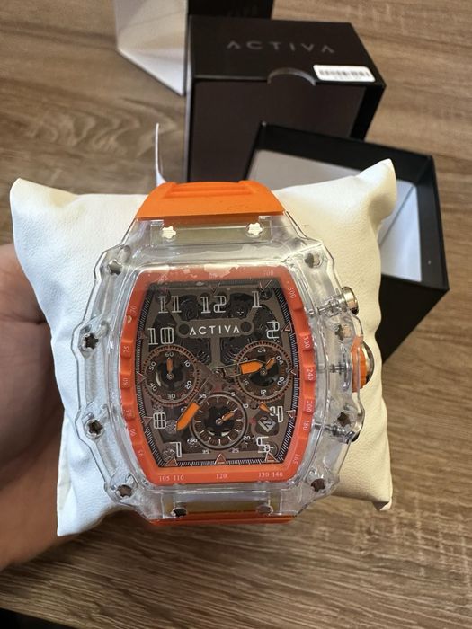 Часовник Activa Fury X Invicta men's watch Skeleton Dial- 44.3mm