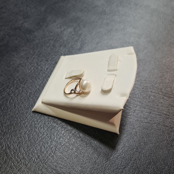 Кольцо Золотое с Жемчугом Россия