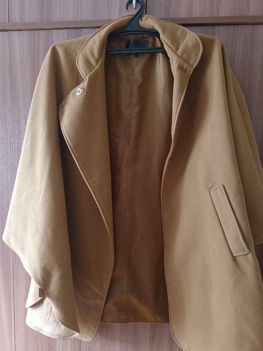 Пальто -накидка пончо