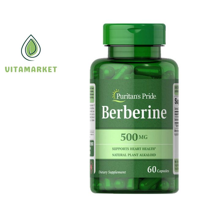 Puritan's pride Berberine 500 mg 60 veg cap/ Берберин