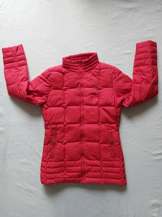 Lacoste,детско пухено яке, размер 160см, 12-14г.,Женско XS ,червено,