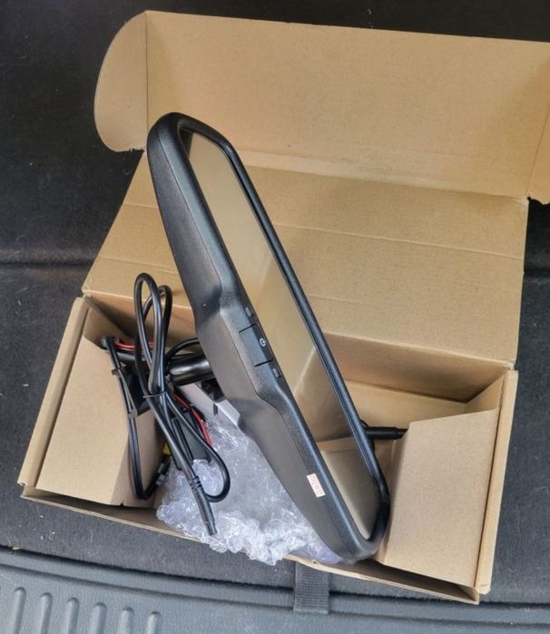 (временно намаление) Огледало с дисплей за камера, универсална антена