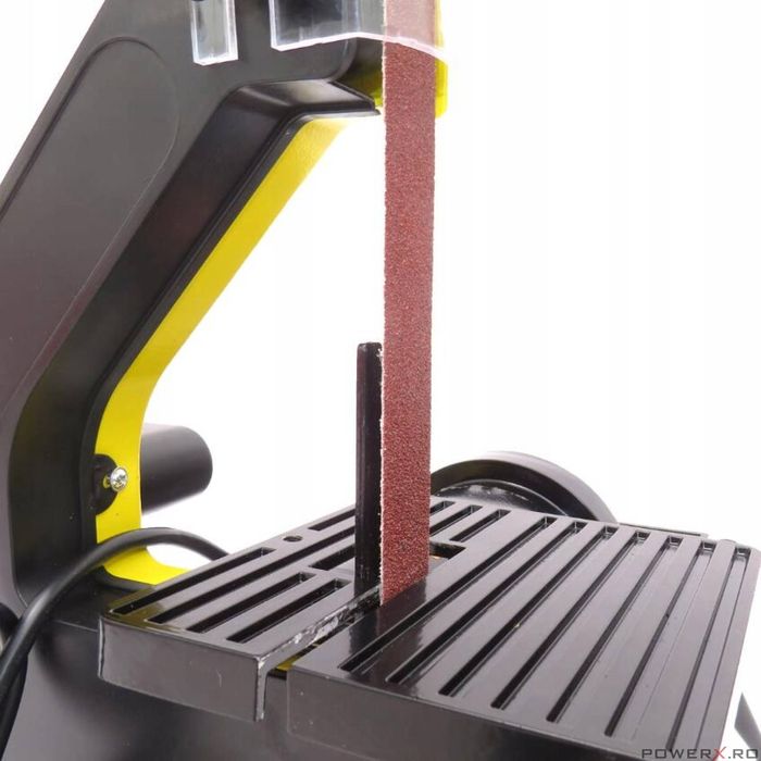 Polizor, slefuitor de banc, putere 600 W, cu banda si disc abraziv,