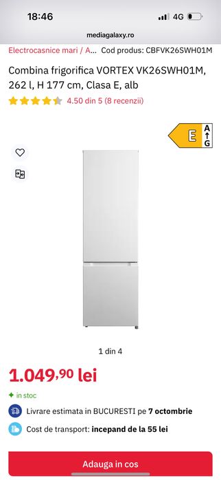 Vand 2 frigidere Vortex