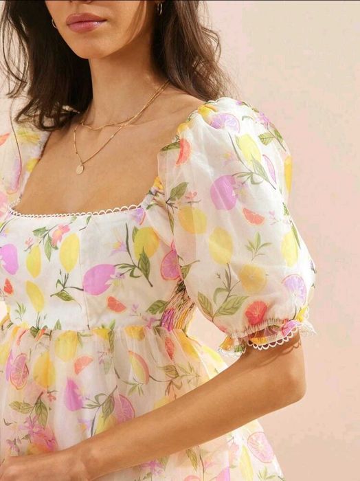 Дамсла рокля с лимони