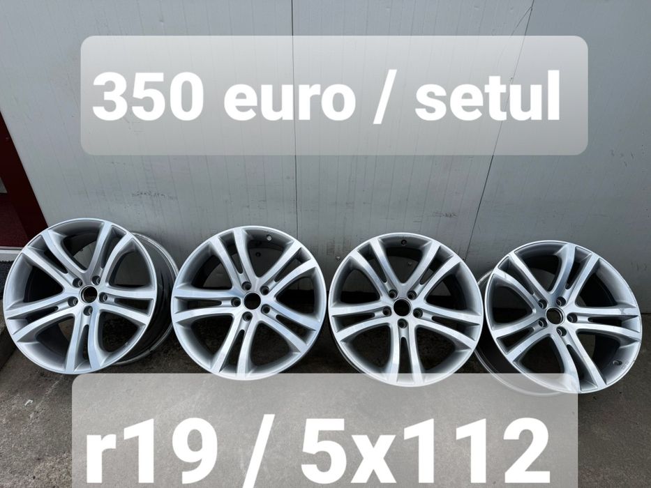 Jante aluminiu originale r19 / Vw Audi Skoda Seat / 5x112 / ET 33