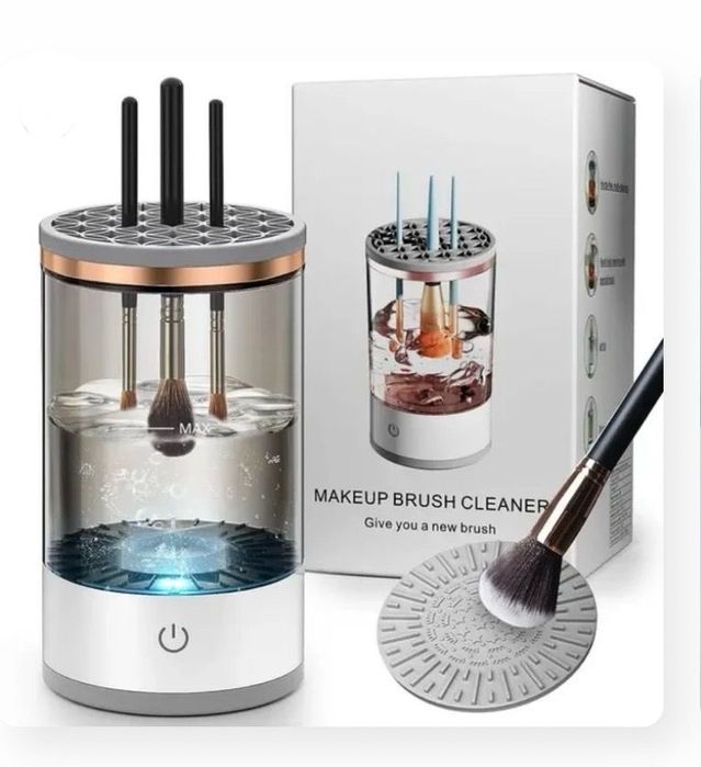 Dispozitiv de curățare și uscător automat pentru pensule de machiaj