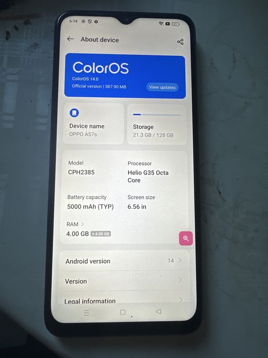 Oppo a57s/128 gb liber reta