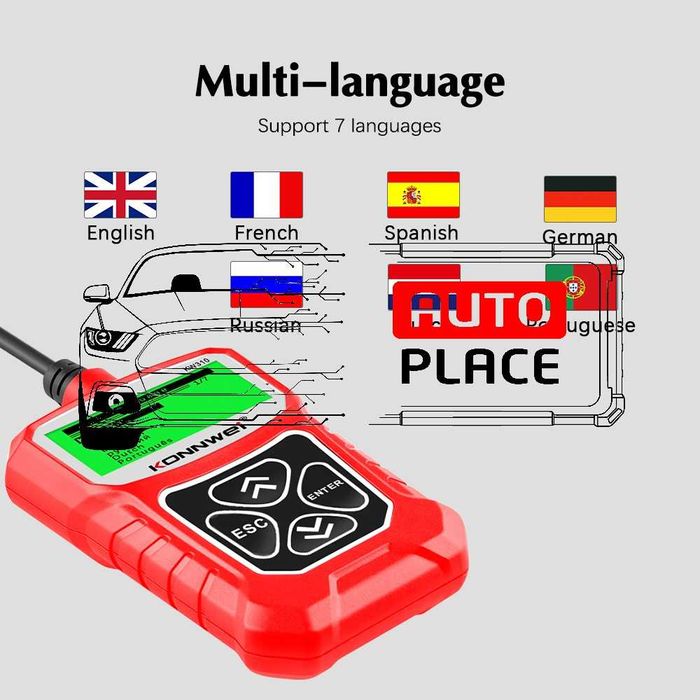 Универсална Авто Диагностика Konnwei KW310