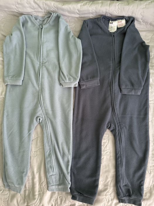 Поларени пижами и потници за момче размер 98/104