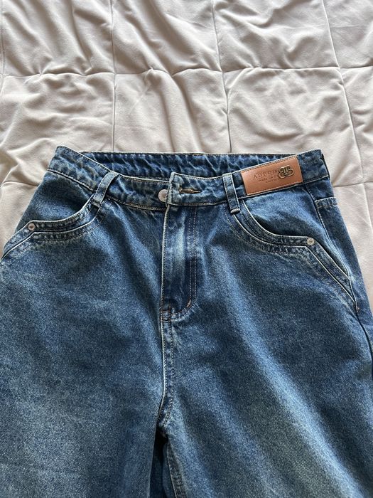 Джинсовые брюки деним