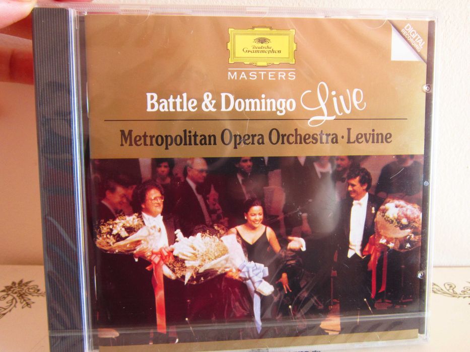 cadou rar Placido Domingo&Kathleen Battle Live Metropolitan 1989 (nou)