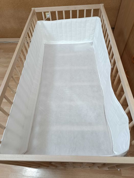 Детско легло /сглобяемо Икеа/+детско столче/ИКЕА/