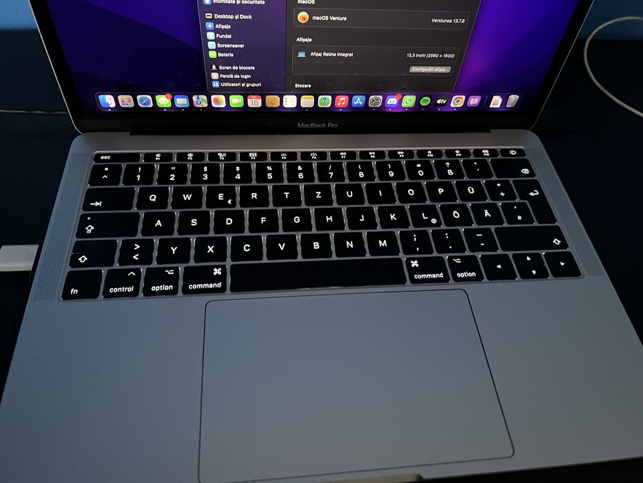 Leptop Mackbook Pro 2017 I5 ssd
