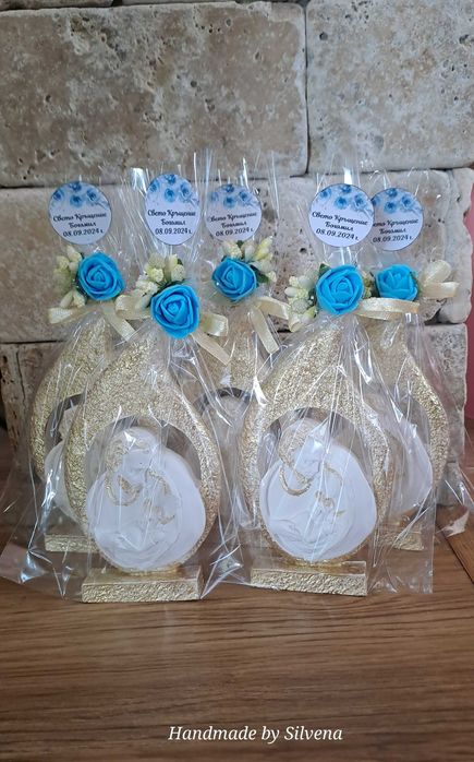 Подаръчета за кръщене, погача или рожден ден - мече