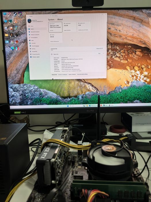 Ryzen 3700, 32GB RAM, GEFORCE RTX 3050, 500GB SSD