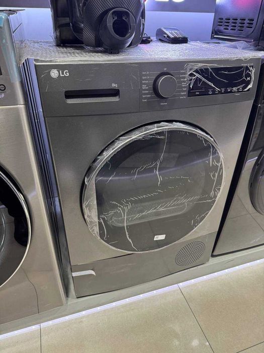 Сушильная машина LG 8 кг RH80T2SP7RM Heat Pump Sensor Dry