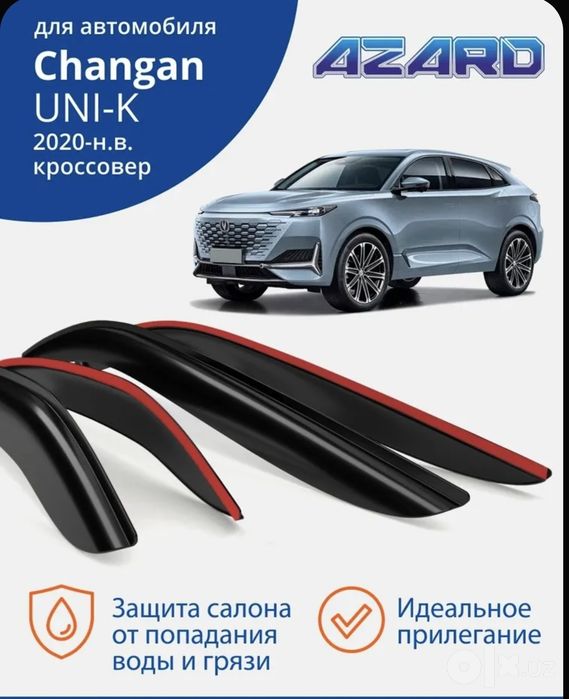 Дефлекторы (ветровики) для Changan Uni-Z новые