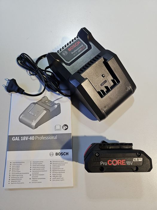 Set Bosch 18V acumulator ProCore si incarcator