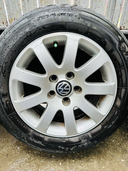 Jante aliaj originale VW+anvelope Dunlop