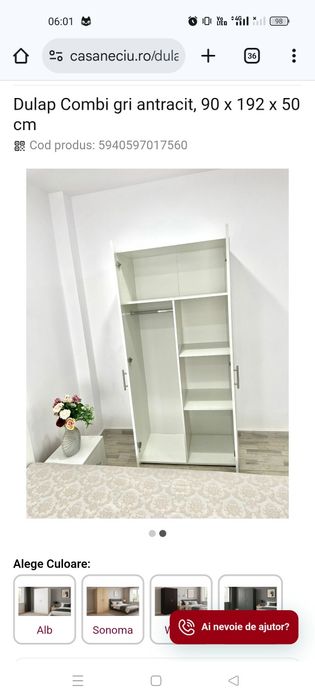 Șifonier nou în stare excelenta