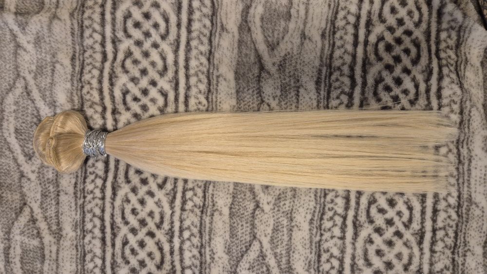 Естествена коса -на треса и на плитка