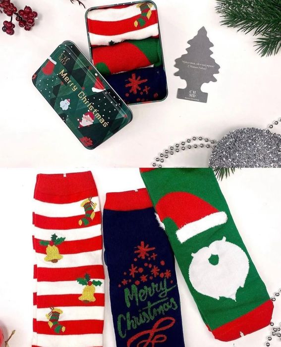 Новогодние носки