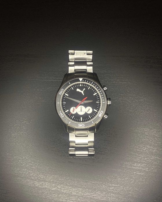 Мъжки часовник PUMA – хронограф, стомана, спортно-елегантен