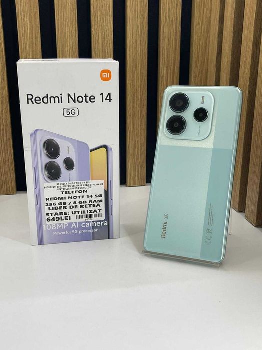 Redmi Note 14 / 256 GB 8 GB RAM / Factura / Garantie #56704