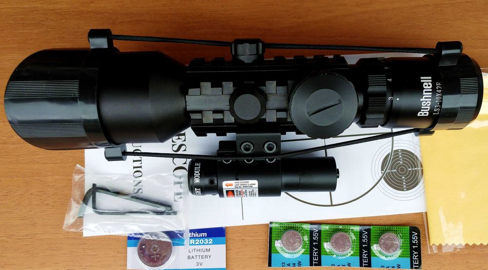 Оптика с лазерен прицел /модел M9 3-10x42/