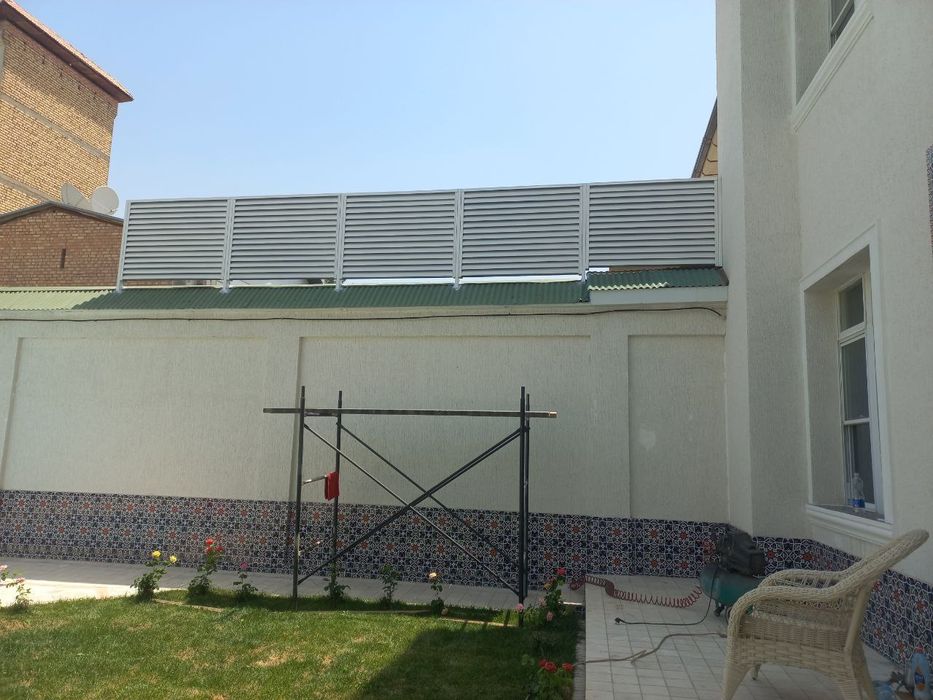 22.Жалюзи забор установка жалюзи