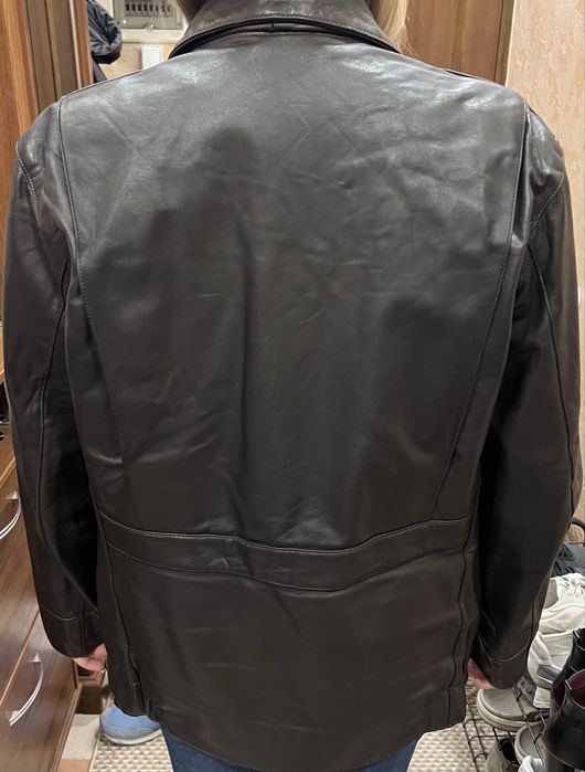 Летная кожаная куртка