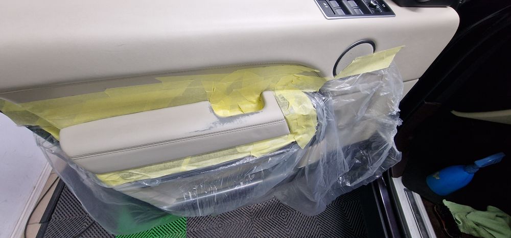 Fete usa vopsit cotiere Piele Range Rover Sport