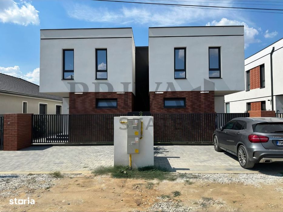 Duplex modern 4 camere, 3 bai, 120 mp, Mosnita Noua