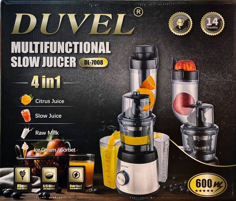 Соковыжималка моркови и овощей Duvel7008