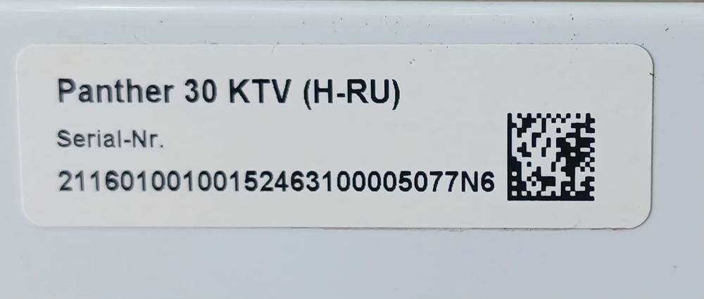 Катёл двухконтурны протерм пантера.