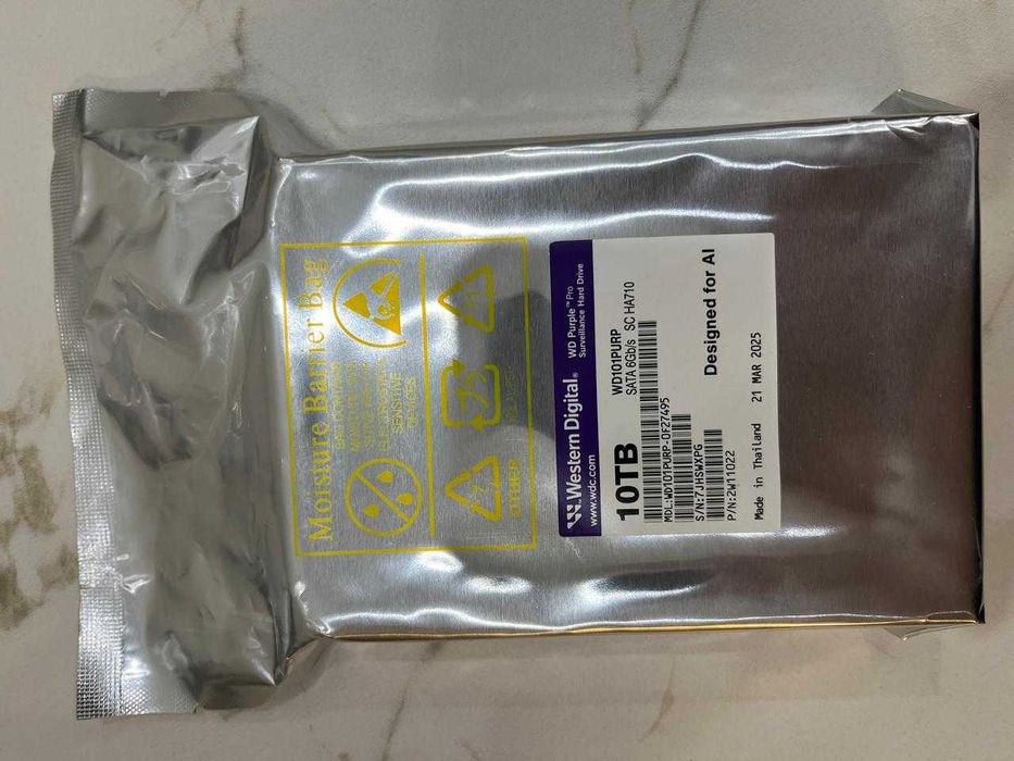 Жесткий диск HDD Western Digital Purple Pro 10TB