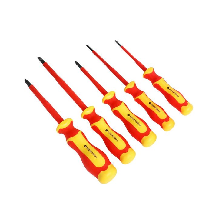Set scule izolate pentru electricieni, trusa 11 piese, Kraft