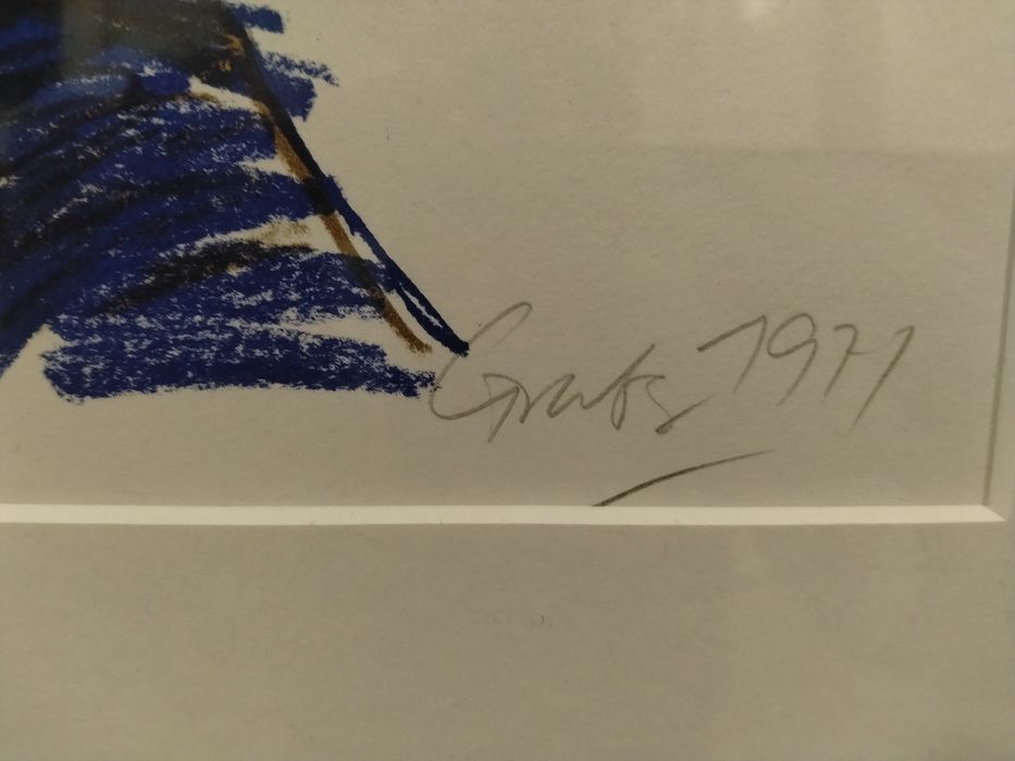 Литография на Hannes Gruber 1971г