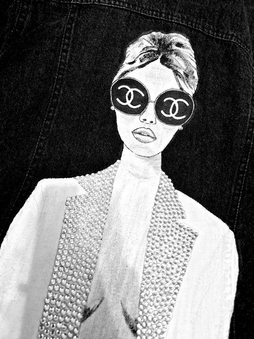 Geaca dama accesorizata cu pietre swarovski