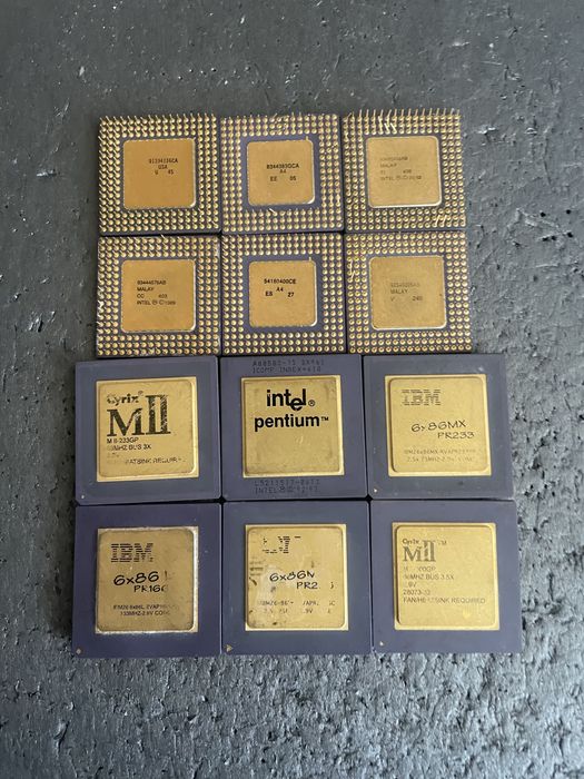 Керамични позлатени процесори