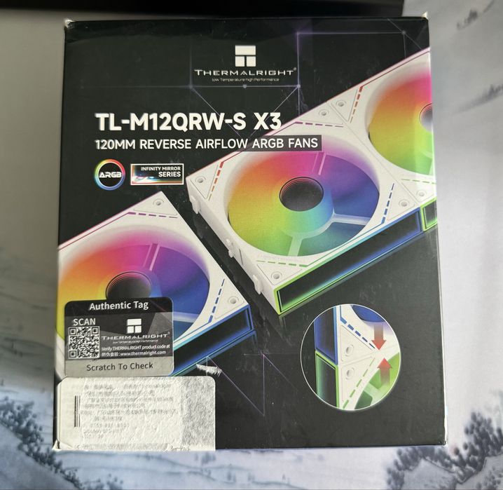 Pachet 3 ventiloare Thermalright TL-M12QRW-S X3